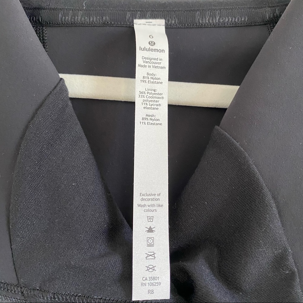 Lululemon Every Journey Hoodie Zipper Black size 6 - Picture 5 of 13
